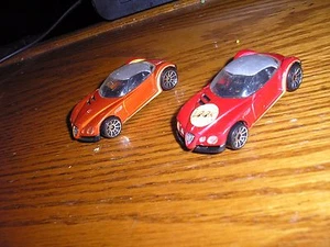 RARE LOT of 2 Different Hot Wheels Golden Arrow Sports Coupe Race Car's - Picture 1 of 3
