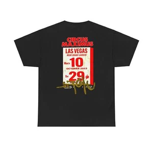 Travis Utopia Circus Maximus Tour Las Vegas Exclusive Scott T-shirt Heavy Cotton - Picture 1 of 16