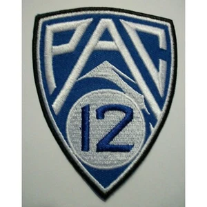 Pac 12 Konferenz ~ gestickter PATCH ~ 3 1/2" x 2 3/4" ~ aufbügeln oder aufnähen - Bild 1 von 1