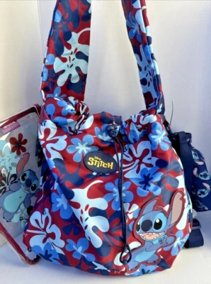 Bolsa de viagem Disney Lilo & Stitch bolsa tiracolo porta-garrafas grande 20" nova  - Imagem 1 de 4