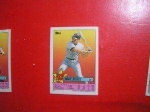 1989 Topps Super Star Mini Wade Boggs 7