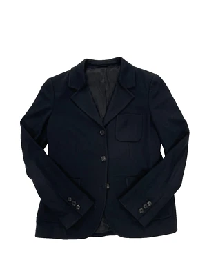 Blazer Prada azul marino de tres botones talla EU 44 chaqueta de diseñador para hombre Foto 1 de 3