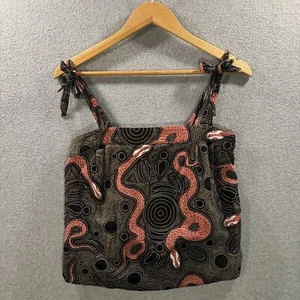 Anthropologie Corey Lynn Calter Womens Size XS Ibiza Snake Print Tank Top Blouse - Picture 1 of 14