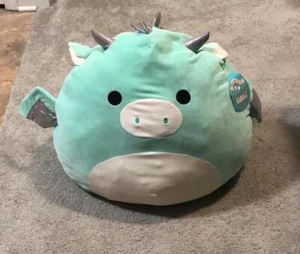 NWT Squishmallows Drew The Dragon - green plush toy Jumbo 20" - Picture 1 of 7