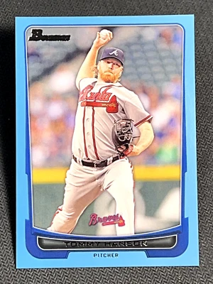 2012 Bowman BLUE BORDER Tommy Hanson 327/500 - Image 1 of 3