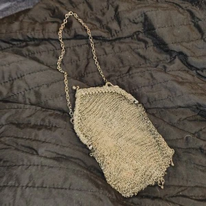 Decorative Vintage Edwardian chain mail purse / bag - Picture 1 of 13