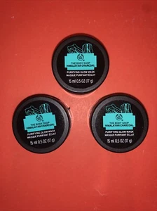 The Body Shop 3x 15 ml Himalayan Charcoal Purifying Glow Mask - Picture 1 of 1