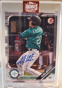 2023 Topps Archives Autographed Card JARRED KELENIC Auto #/77 Rookie RC BRAVES - Picture 1 of 2