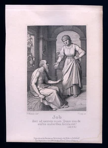 heilige karte gravur RESTPOSTEN 19. - Bild 1 von 1