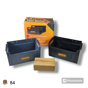 COOLOCK 2er Set Wandmontage E-Track Hänge Aufbewahrungsbox - Bild 1 von 7