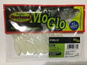 Bobby Garland Crappie Baits Mo' Glo Stroll'r Ghost 12/Pack BGMGSR43-12 - Bild 1 von 3
