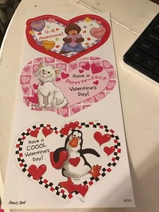 suzys zoo valentine punch out cards pack - Picture 1 of 3