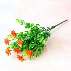 US 4/10pcs Faux Plastic Greenery Shrubs Plants for Home Garden Decor Party/Shop - Picture 1 of 21