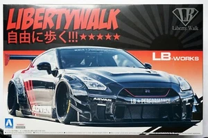 AOSHIMA 1/24 LB funktioniert R35 GT-R Typ 2 Version 2 ""Advan Color"" Liberty Walk #13 Modell - Bild 1 von 12