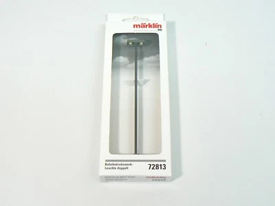 Märklin H0 LED Beleuchtung Bahnbetriebswerk Leuchte doppelt 72813 neu OVP - Bild 1 von 2