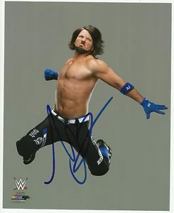 WWE AJ STYLES  Signed 8x10 Photo - Picture 1 of 1