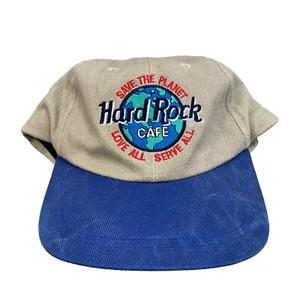 Vintage Hard Rock Cafe Tijuana Save The Planet Hat Cap Colorblock USA - Picture 1 of 8