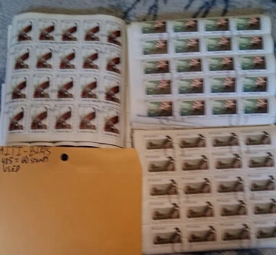 HAITI: 3-4x5 Sheets . 60 BIRD Stamps Used XF WW Worldwide Foreign Lot Low Price! - Image 1 of 2