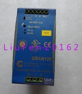 1pc used Power source DRAN120-24A  - Picture 1 of 2