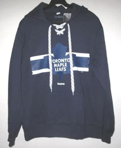 REEBOK TORONTO MAPLE LEAFS JAMES van RIEMSDYK MEN'S NAVY PULLOVER HOODY L - Picture 1 of 2