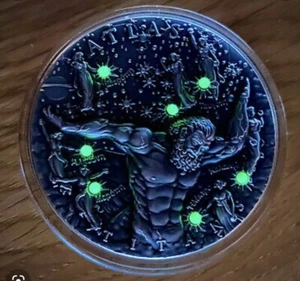 2020 Atlas Titans 2 $ 2oz Silbermünze PP Niue - Bild 1 von 3