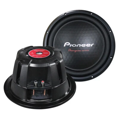 Pioneer Champion TS-A301S4 | 12 pulgadas 1600 W SVC 4 ohmios subwoofer de audio para automóvil 12" Foto 1 de 4
