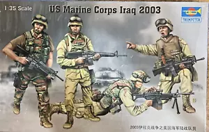Trumpeter US Marine Corps Iraq 2003 Model 1/35 (Package Wear) - Picture 1 of 1