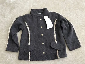 Children's 5T / Handmade Coat Brown - Sweet Pea - Picture 1 of 1