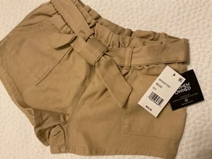 NWTGirs Shorts Grayson Threads Kids, The Label Big Girls Tie-Belt Cotton Twill S - Picture 1 of 3