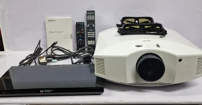 Proyector 3D de cine en casa Sony VPL-HW50ES HD 1080P SXRD y reproductor de Blu Ray 3D Sony - Imagen 1 de 4