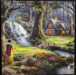 Ceaco Puzzle Disney & Thomas Kinkade SNOW WHITE DISCOVERS THE COTTAGE 2013 750pc - Picture 1 of 5