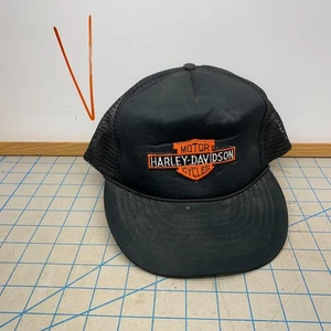 Vintage Harley Davidson Motorcycles Snapback Mesh Cap By Alfa-Bro - Picture 1 of 14