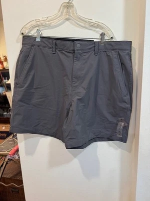 Pantalones cortos American Eagle AE 24/7 Flex Club para hombre 36 gris medio Foto 1 de 4