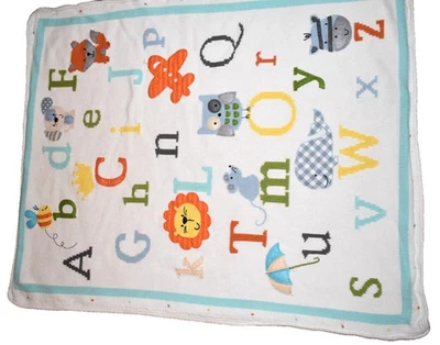F8 KOALA BABY алфавит животных свитер Джерси вязаный детской кроватки одеяло одеяло одеяло - Изображение 1 из 4