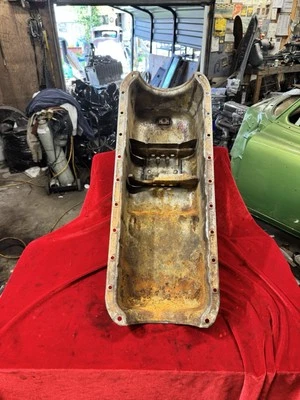 Chevrolet Chevy 1954 235 261 perno de estufa de cárter de aceite 6 cilindros necesita reparación Chevy GM Foto 1 de 4