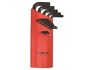 12195 Hex Key Set ProTanium®, Steel Long GorillaProof® BONDHUS - Picture 1 of 1