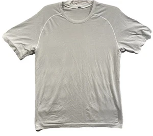 Camisa LULULEMON Para Hombres Metal Vent Tech 2.0 Talla L Blanca Manga Corta Gimnasio Correr Entrenamiento - Imagen 1 de 12