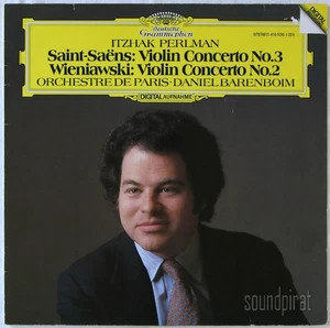 PERLMAN SAINT-SAENS & WIENIAWSKI VIOLIN CONCERTOS DGG DIGITAL ED.1 410526-1 NM - Picture 1 of 3