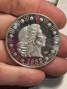 Silbermedaille World Wide Mint 1982 1 oz 0,999 - Bild 1 von 2