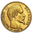 1852-1860 France Gold 20 Francs Napoleon III Avg Circ