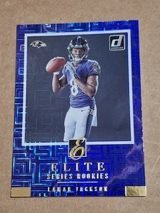 2018 LAMAR JACKSON DONRUSS ELITE SERIES ROOKIE CARD RC #ESR-17 BALTIMORE RAVENS - Picture 1 of 2
