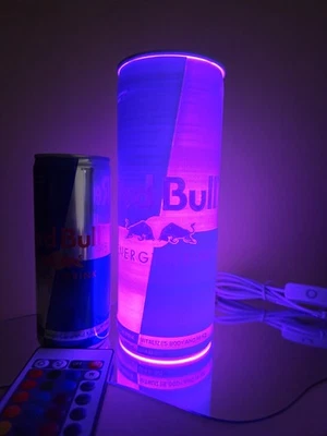 Red Bull LED Lampe 20cm – USB Anschluss, Farbwechsel, Dosen Design Deko - Bild 1 von 4