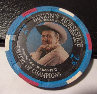 BINION'S HORSESHOE HOTEL CASINO 1994 $2.50 gaming poker chip - Las Vegas, NV - Image 1 of 3