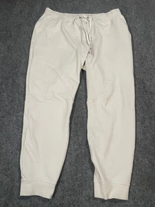 Lululemon Hose Herren 2XL Beige Creme Jogginghose Sportlich Tapered Reißverschlusstasche XXL - Bild 1 von 9