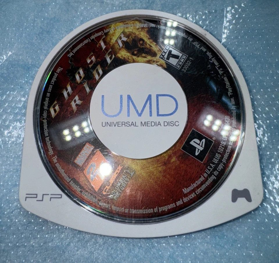 Ghost Rider Sony PSP Black label UMD Disc Only Clean Tested & Works - Image 1 of 2