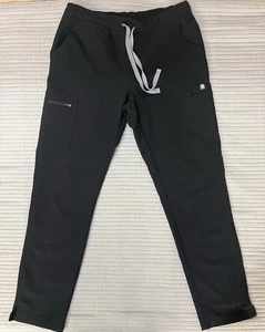 Pantalones Médicos FIGS Technical Collection Negros Bolsillo con Cremallera para Mujer Talla Pequeña - Imagen 1 de 9