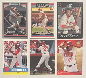 Vladimir Guerrero 6 Card Lot 2006-2009 Angels - Picture 1 of 2