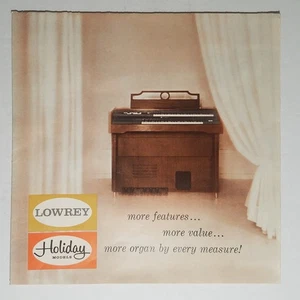 Brochure vendita organo Lowrey vintage, modelli natalizi - Foto 1 di 7