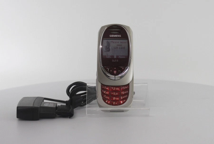 Vintage Siemens SL55 Slider Cell Phone - Unlocked - Ruby Red (L36880-N4910-A102) - Image 1 of 1