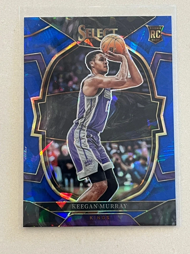 2022-23 Panini Select Concourse Level Blue Prizm #81 Keegan Murray Rookie RC NBA - Image 1 of 2